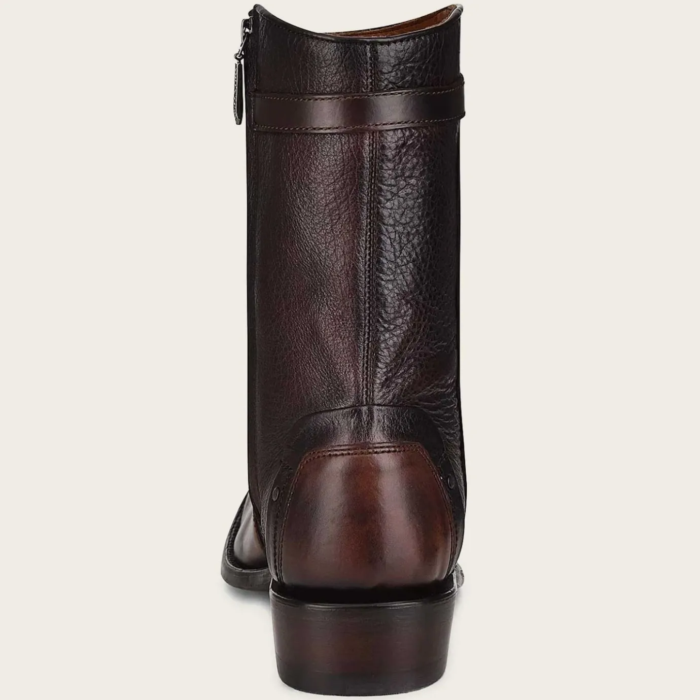 Men Cuadra Urban & Casual Boots-Ankle Cowboy Boots Hand-Painted In Brown Leather