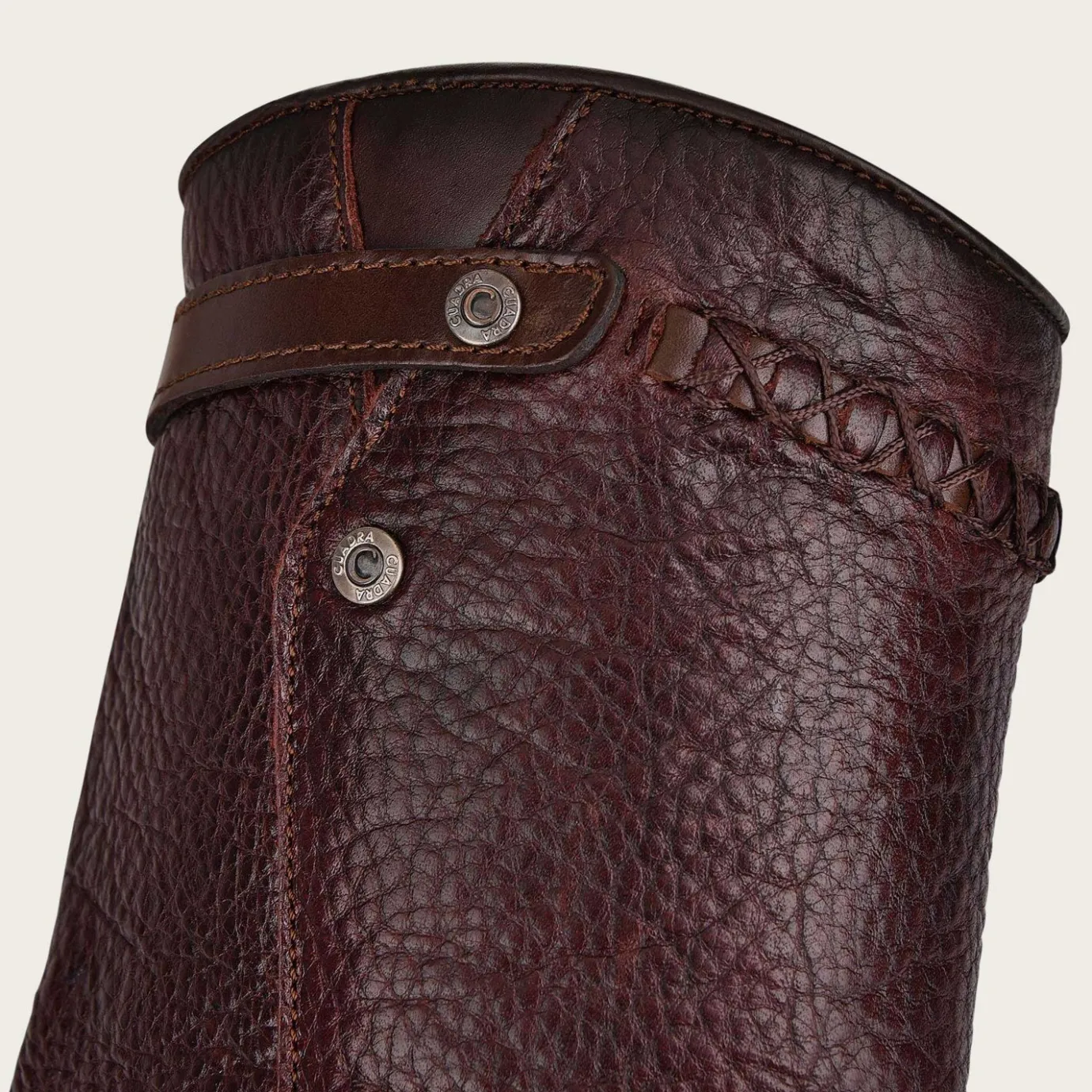 Men Cuadra Urban & Casual Boots-Ankle Cowboy Boots Hand-Painted In Brown Leather