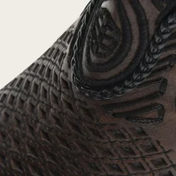 Women Cuadra Ankle Boots & Booties-Artisan Embroidered Brown Leather Bootie