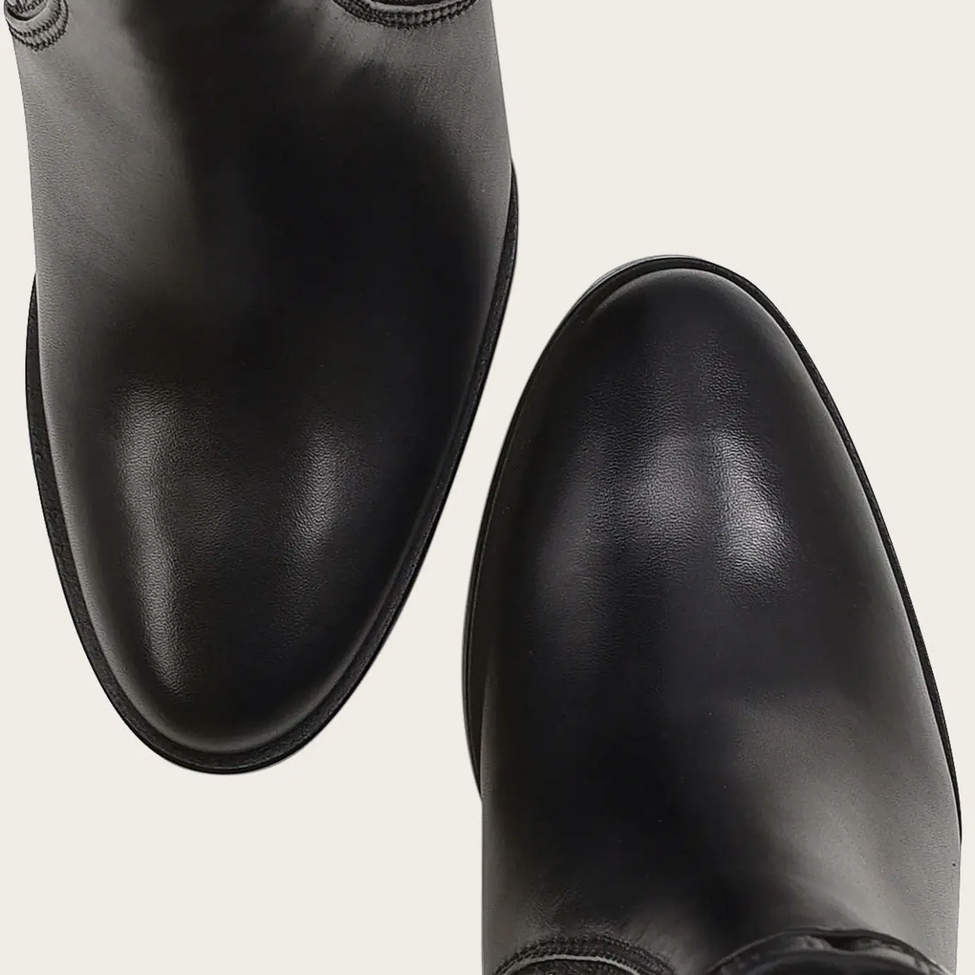 Women Cuadra Ankle Boots & Booties-Black Booties For Women. Made Of Leather With Geometric Details And Austrian Crystals