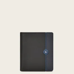Men Cuadra Wallets-Black Bovine Leather Wallet