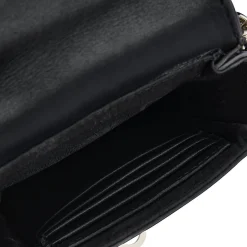 Women Cuadra Crossbody Bags-Black Exotic Leather Cell Phone Bag