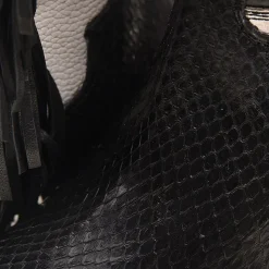 Women Cuadra Western Boots-Black Exotic Leather Western Style Boot