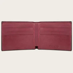 Men Cuadra Wallets-Black Handmade Bifold Deer Leather Wallet