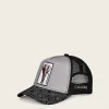 Women Cuadra Hats-Black Snapback Cap With Elephant Patch
