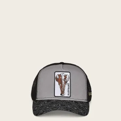 Women Cuadra Hats-Black Snapback Cap With Elephant Patch