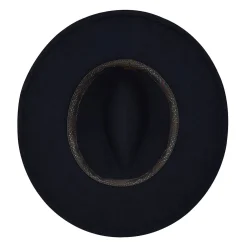 Women Cuadra Hats-Blue Hat With Embroidered Headband