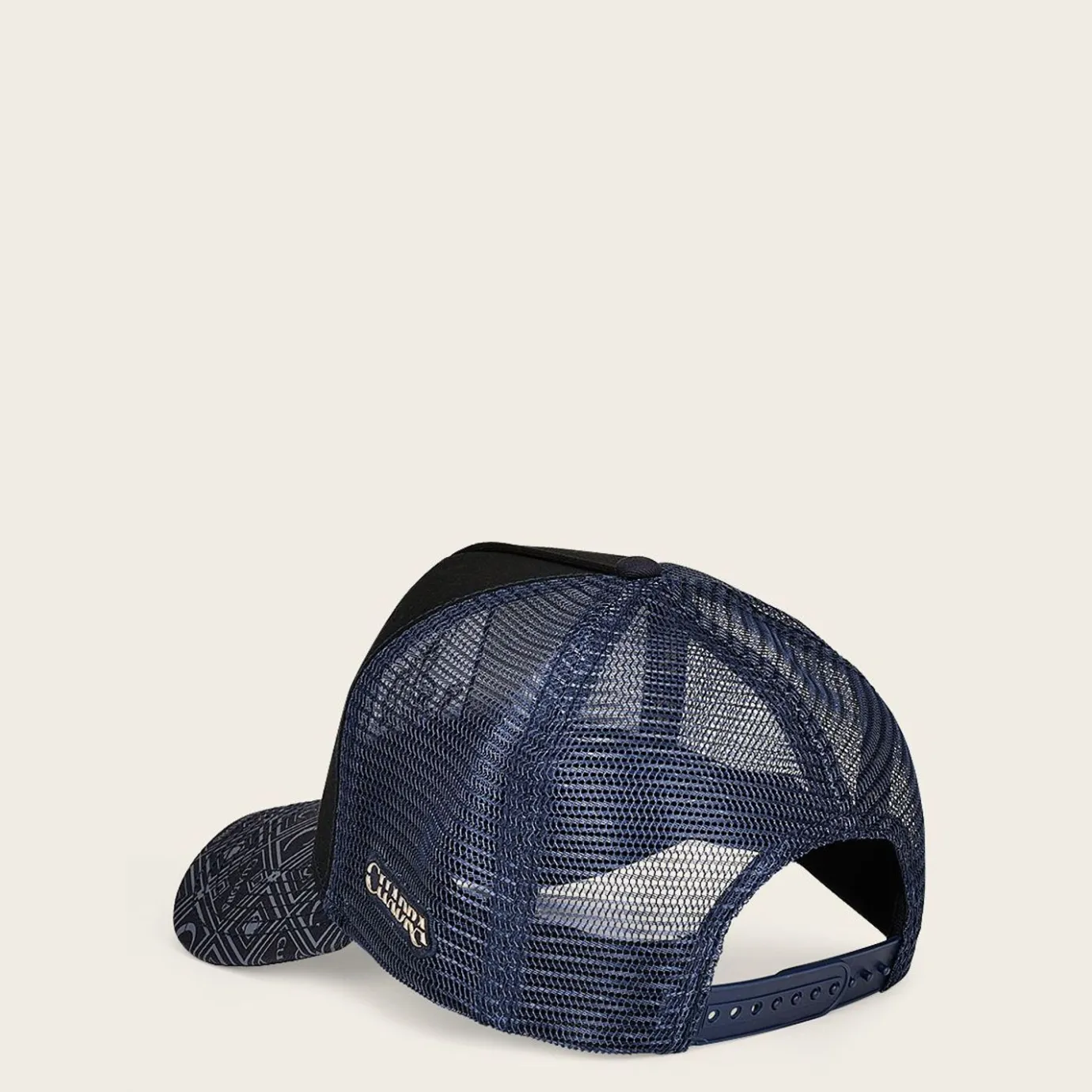 Women Cuadra Hats-Blue Snapback Cap With Alligator Patch