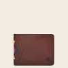 Men Cuadra Wallets-Brown And Colored Bovine Leather Wallet