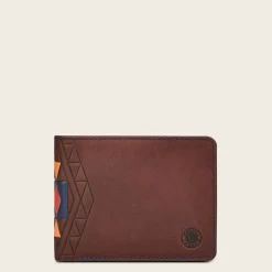 Men Cuadra Wallets-Brown And Colored Bovine Leather Wallet