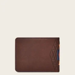 Men Cuadra Wallets-Brown And Colored Bovine Leather Wallet