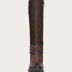 Women Cuadra Tall & Knee-High Boots-Brown Boot With Suede Tube