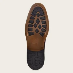 Men Cuadra Dress Boots-Brown Deer Leather Chelsea Boots By Franco