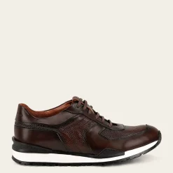 Men Cuadra Sneakers-Brown Deer Leather Sneaker