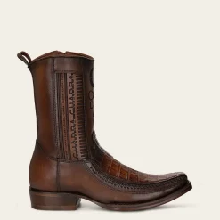 Men Cuadra Urban & Casual Boots-Brown Exotic Leather Cowboy Boots