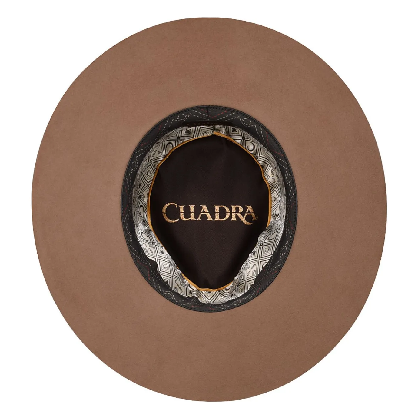 Women Cuadra Hats-Brown Fur Hat With Beaded Headband