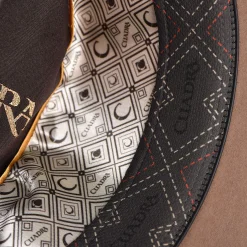 Women Cuadra Hats-Brown Fur Hat With Beaded Headband