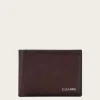 Men Cuadra Wallets-Brown Handmade Bifold Deer Leather Wallet