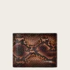 Men Cuadra Wallets-Brown Handmade Bifold Exotic Leather Wallet