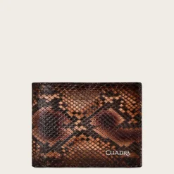 Men Cuadra Wallets-Brown Handmade Bifold Exotic Leather Wallet