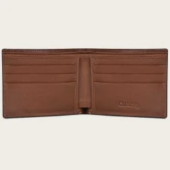 Men Cuadra Wallets-Brown Handmade Bifold Exotic Leather Wallet