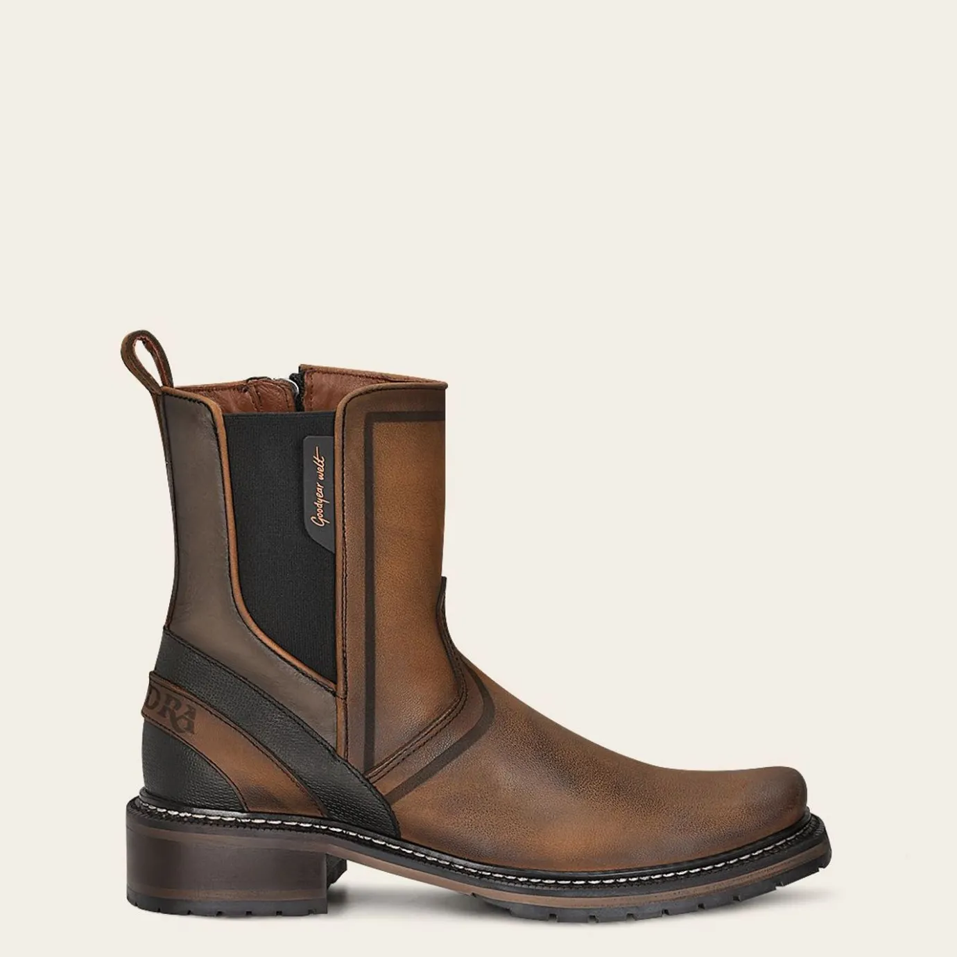 Men Cuadra Urban & Casual Boots-Brown Urban Boots With Matte Finish And Rubber Sole