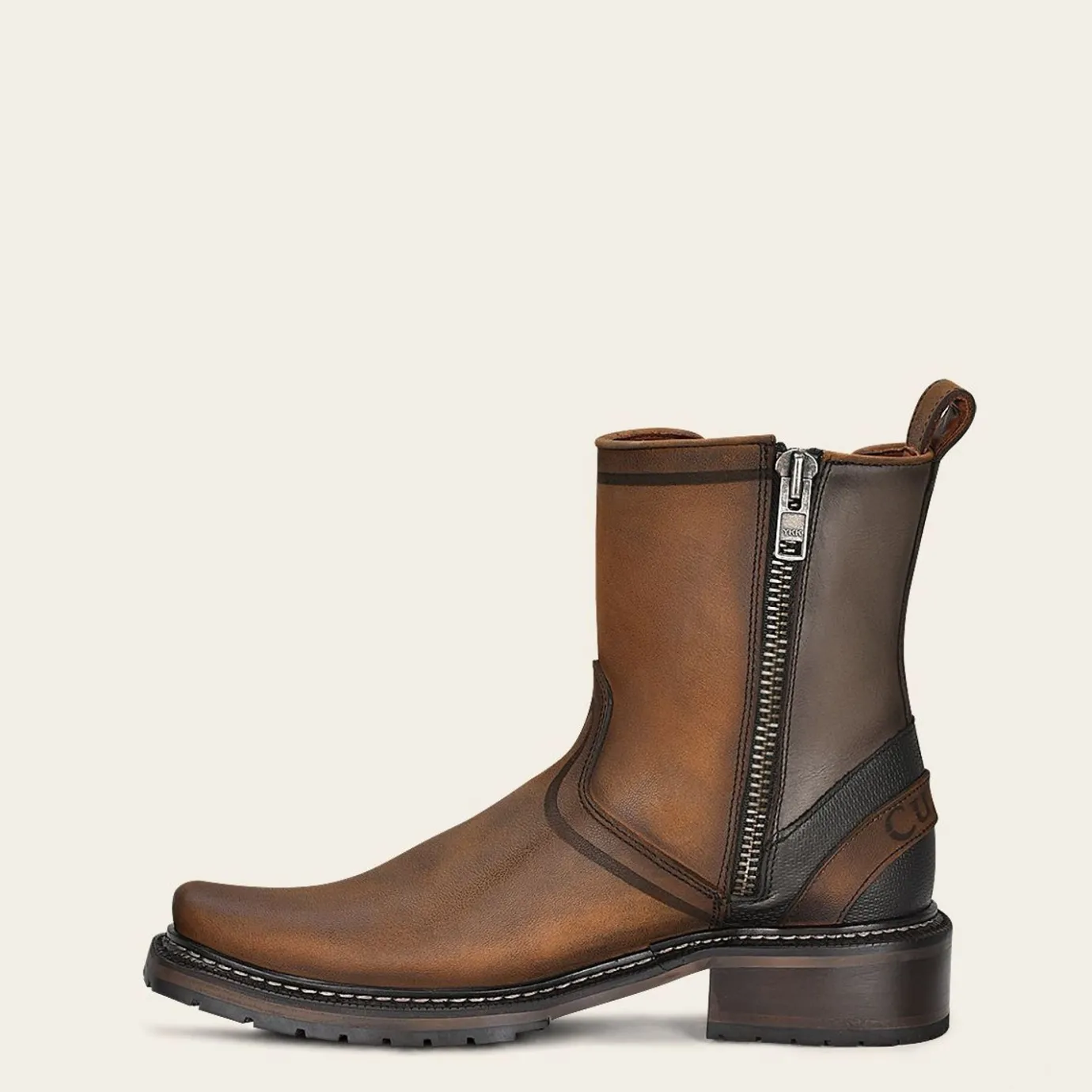 Men Cuadra Urban & Casual Boots-Brown Urban Boots With Matte Finish And Rubber Sole