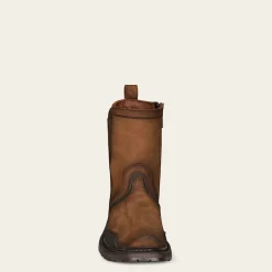 Men Cuadra Urban & Casual Boots-Brown Urban Boots With Matte Finish And Rubber Sole