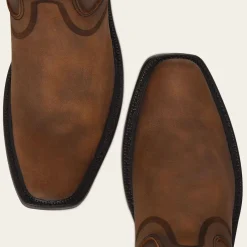 Men Cuadra Urban & Casual Boots-Brown Urban Boots With Matte Finish And Rubber Sole