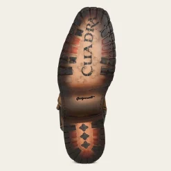 Men Cuadra Urban & Casual Boots-Brown Urban Boots With Matte Finish And Rubber Sole