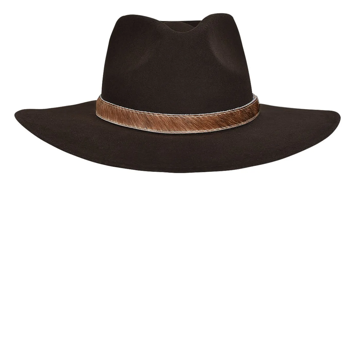 Women Cuadra Hats-Brown Wool Hat