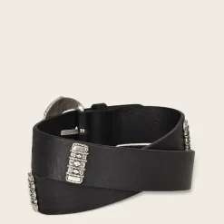 Women Cuadra Belts-Casual Black Leather Western Inspired Belt