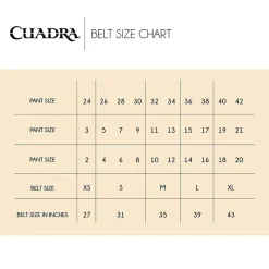 Women Cuadra Belts-Casual Black Leather Western Inspired Belt