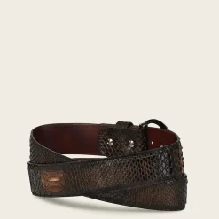 Men Cuadra Belts-Casual Brown Exotic Leather Belt With Gradient Color Finish