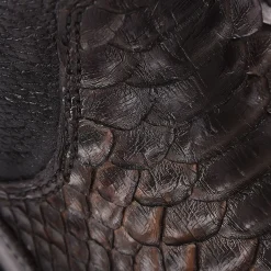 Men Cuadra Urban & Casual Boots-Casual Urban Brown Bootie In Genuine Python Leather