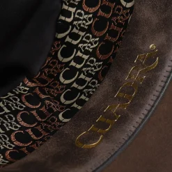 Women Cuadra Hats-Chocolate Brown Safari Wool Hat With Leather Headband