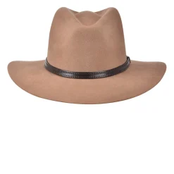 Women Cuadra Hats- Fawn Fur Hat With Leather Headband