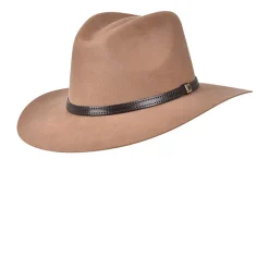 Women Cuadra Hats- Fawn Fur Hat With Leather Headband