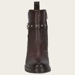 Women Cuadra Ankle Boots & Booties-Dark Brown Deer Leather Urban Bootie