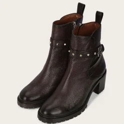Women Cuadra Ankle Boots & Booties-Dark Brown Deer Leather Urban Bootie