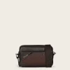 Men Cuadra Handbags-Dark Brown Exotic Leather Shoulder Bag
