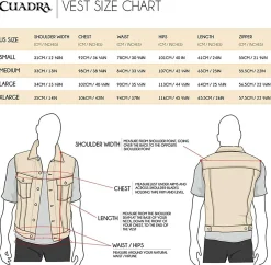 Women Cuadra Vests-Embroidered Black Leather Reversible Vest