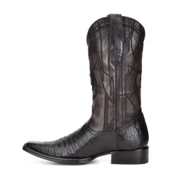 Men Cuadra Western Boots-Engraved Cayman Leather Western Boots