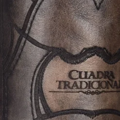 Men Cuadra Western Boots-Engraved Cayman Leather Western Boots