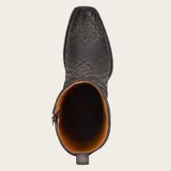 Men Cuadra Urban & Casual Boots-Engraved Grey Oxford Cowboy Boots For Men