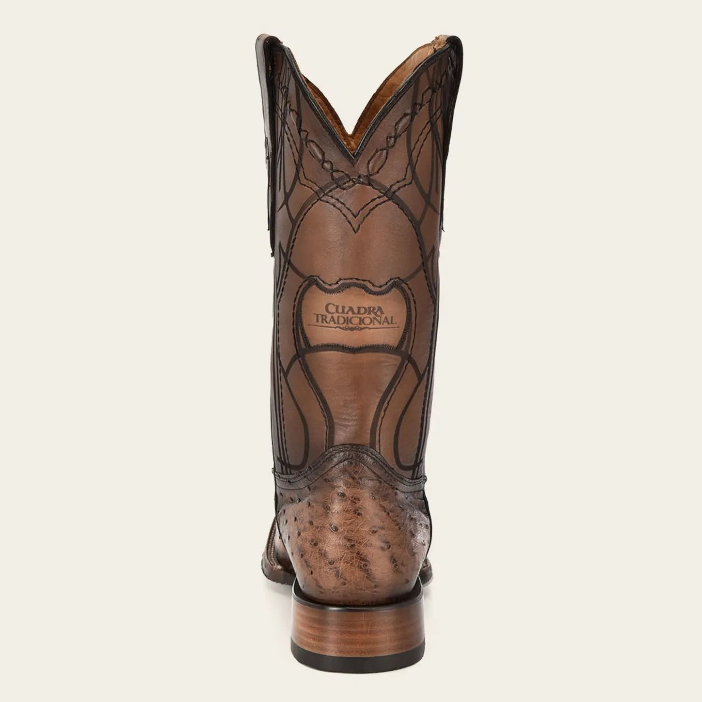 Men Cuadra Western Boots-Engraved Honey Exotic Leather Boot