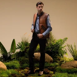 Men Cuadra Urban & Casual Boots-Engraved Honey Leather Casual Boot