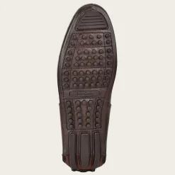 Men Cuadra Loafers & Driving Shoes-Exotic Brown Leather Driver