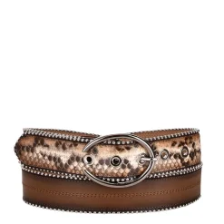 Women Cuadra Belts-Exotic Honey Leather Belt