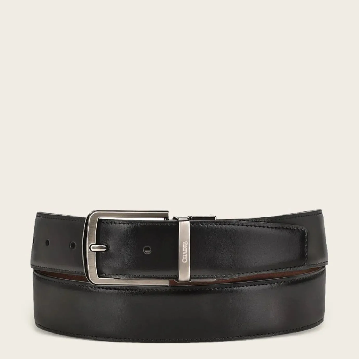 Men Cuadra Belts-Formal Reversible Leather Belt